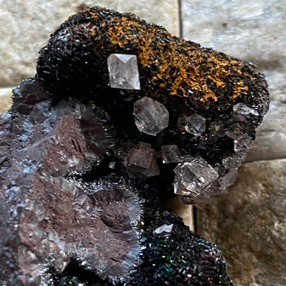 SPECULARITE/HEMATITE/FLUORITE FROM ULLCOATS MINE, CUMBRIA 56g MF2045