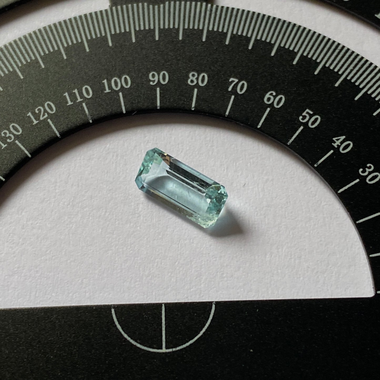 AQUAMARINE BERYL NATURAL MINED GEMSTONE - NDOLA, COPPER BELT, ZAMBIA. 1.30Ct MFG724