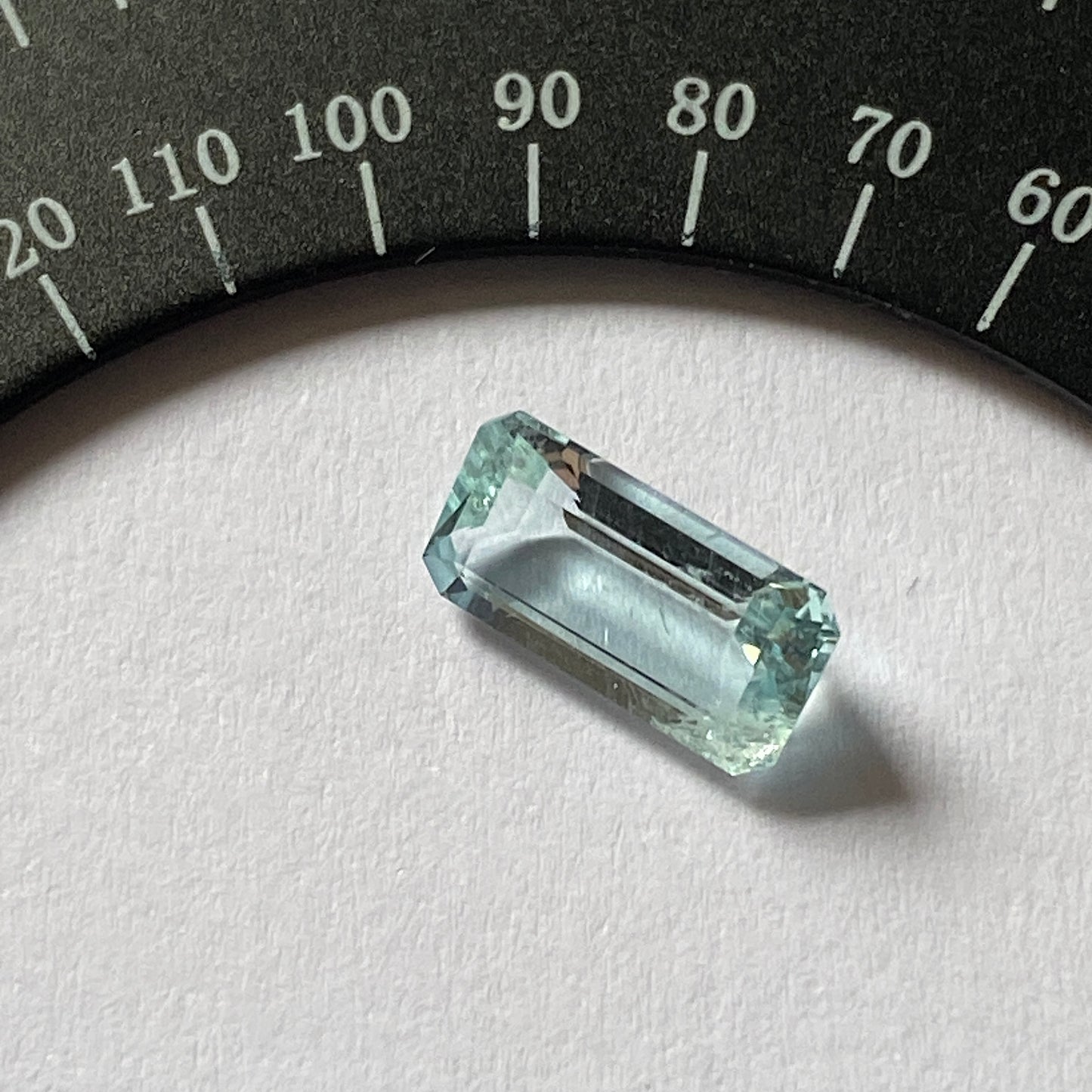 AQUAMARINE BERYL NATURAL MINED GEMSTONE - NDOLA, COPPER BELT, ZAMBIA. 1.30Ct MFG724