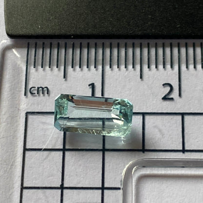 AQUAMARINE BERYL NATURAL MINED GEMSTONE - NDOLA, COPPER BELT, ZAMBIA. 1.30Ct MFG724