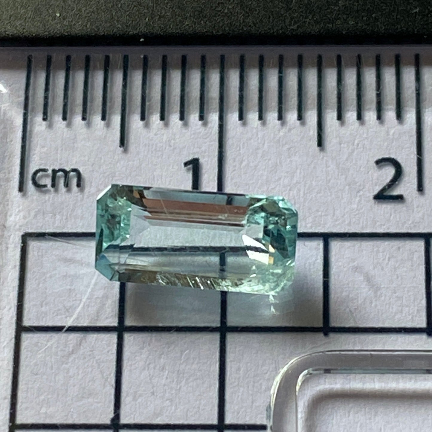 AQUAMARINE BERYL NATURAL MINED GEMSTONE - NDOLA, COPPER BELT, ZAMBIA. 1.30Ct MFG724