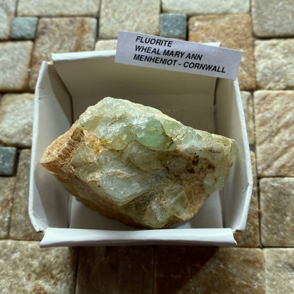 FLUORITE : WHEAL MARY ANN, MENHENIOT, CORNWALL, ENGLAND 83g MF5241