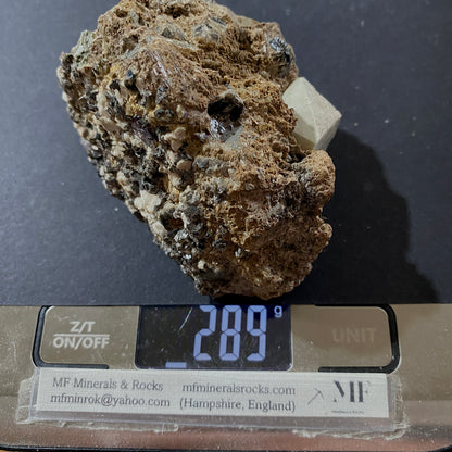 ORTHOCLASE WITH EPIDOTE ETC - IMILCHIL, MOROCCO RARE SPECIMEN 289g MF6851