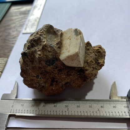 ORTHOCLASE WITH EPIDOTE ETC - IMILCHIL, MOROCCO RARE SPECIMEN 289g MF6851