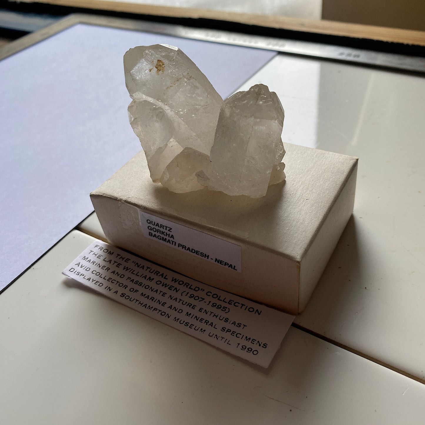 QUARTZ - GORKHA, GANDAKI PRADESH, NEPAL,CENTRAL ASIA 68g MF6822