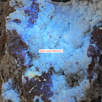 ARAGONITE WITH FLUORITE : HEIGHTS MINE, WESTGATE, CO DURHAM : ENGLAND 959g MF4558