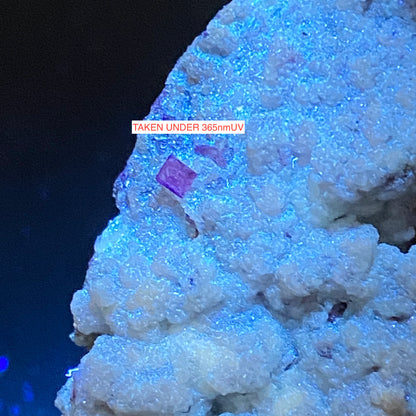 ARAGONITE WITH FLUORITE : HEIGHTS MINE, WESTGATE, CO DURHAM : ENGLAND 959g MF4558