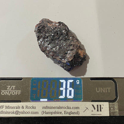 MICACEOUS HEMATITE [SPECULARITE] : FLORENCE MINE, CUMBRIA. 36g MF1697