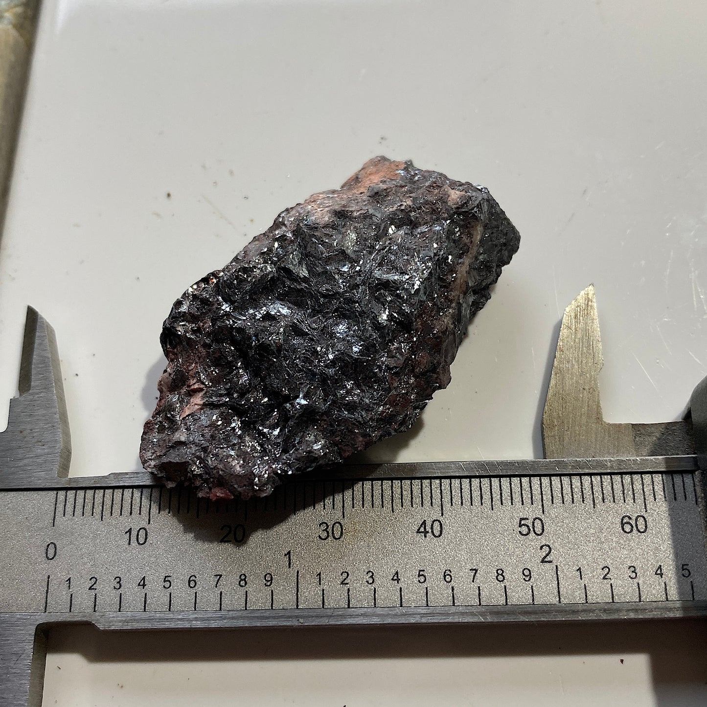 MICACEOUS HEMATITE [SPECULARITE] : FLORENCE MINE, CUMBRIA. 36g MF1697