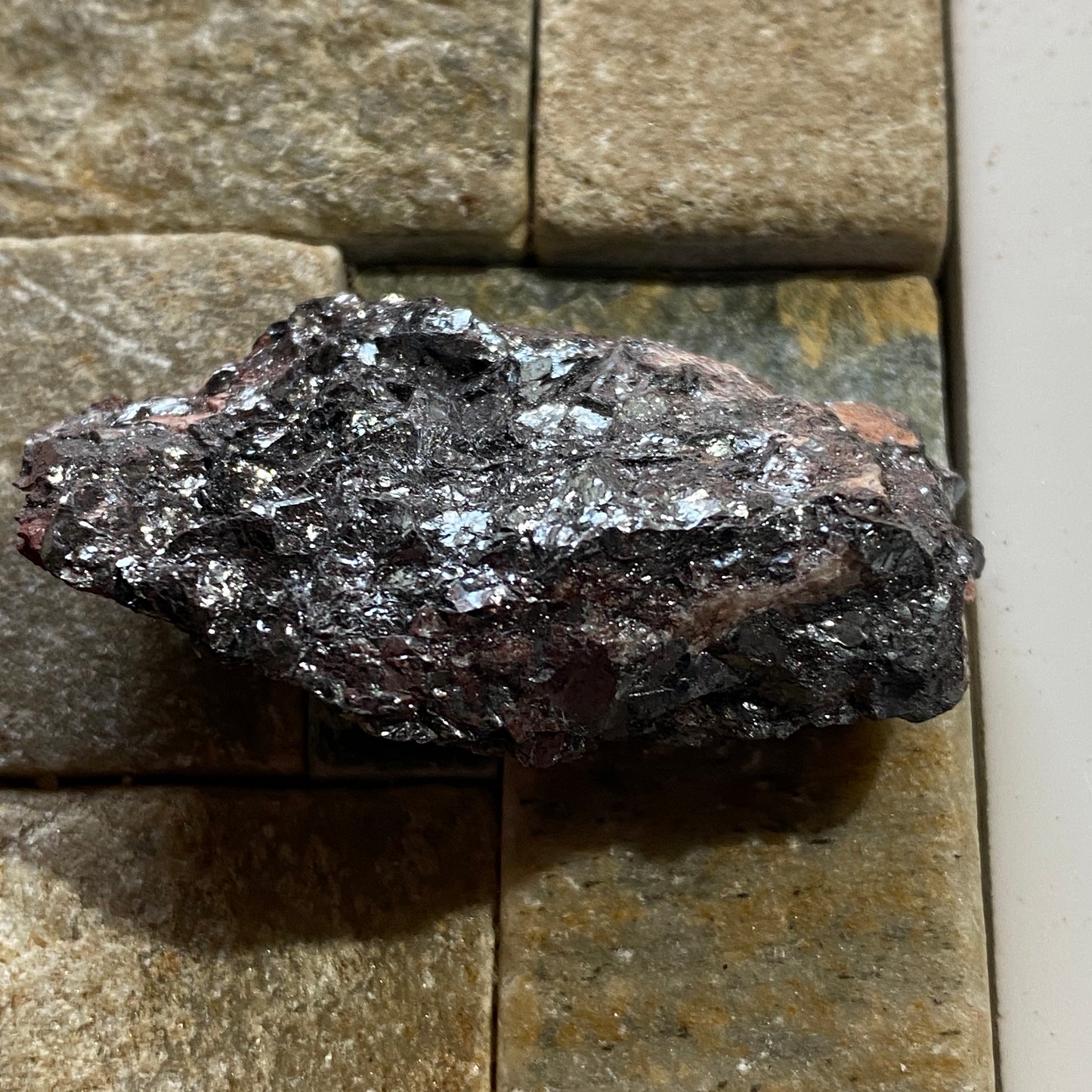 MICACEOUS HEMATITE [SPECULARITE] : FLORENCE MINE, CUMBRIA. 36g MF1697