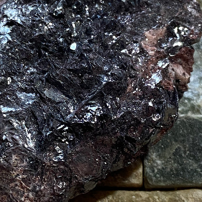 MICACEOUS HEMATITE [SPECULARITE] : FLORENCE MINE, CUMBRIA. 36g MF1697