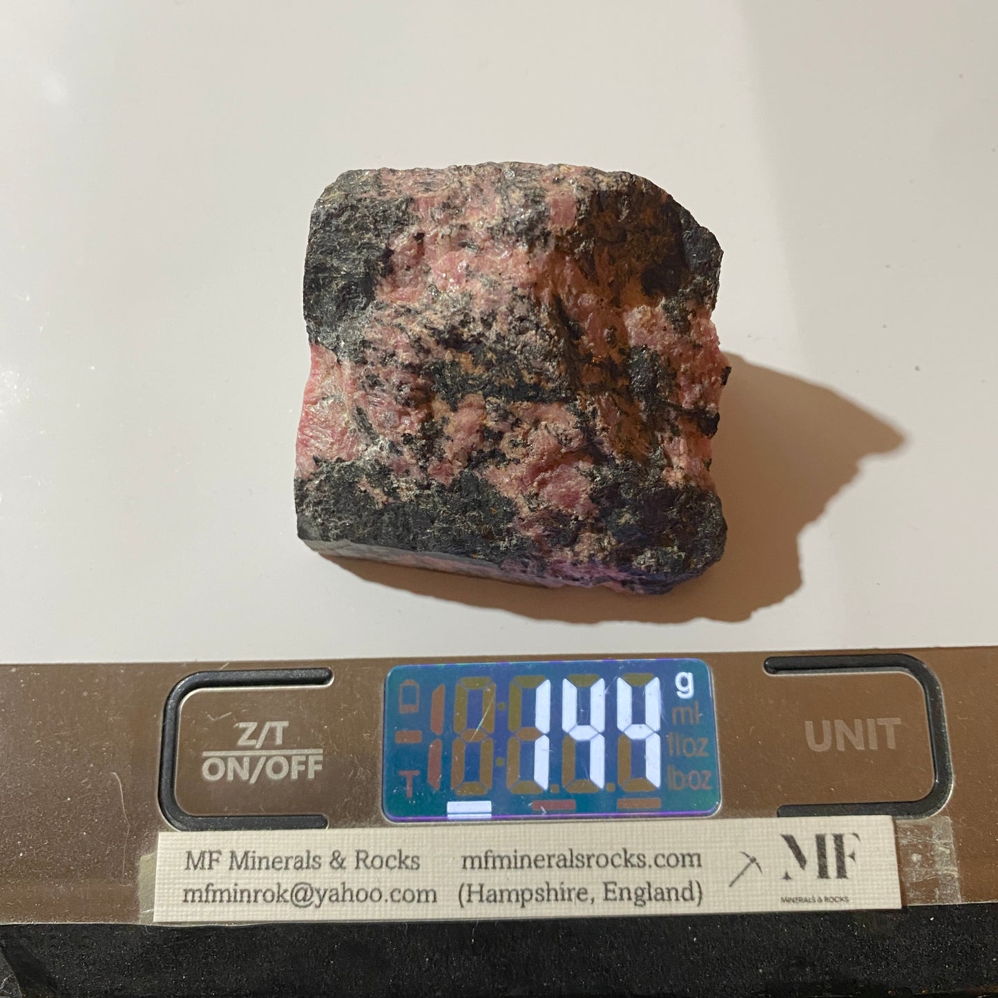 RHODONITE : SAN MARTIN MINE, ANCASH, PERU  144g MF1698