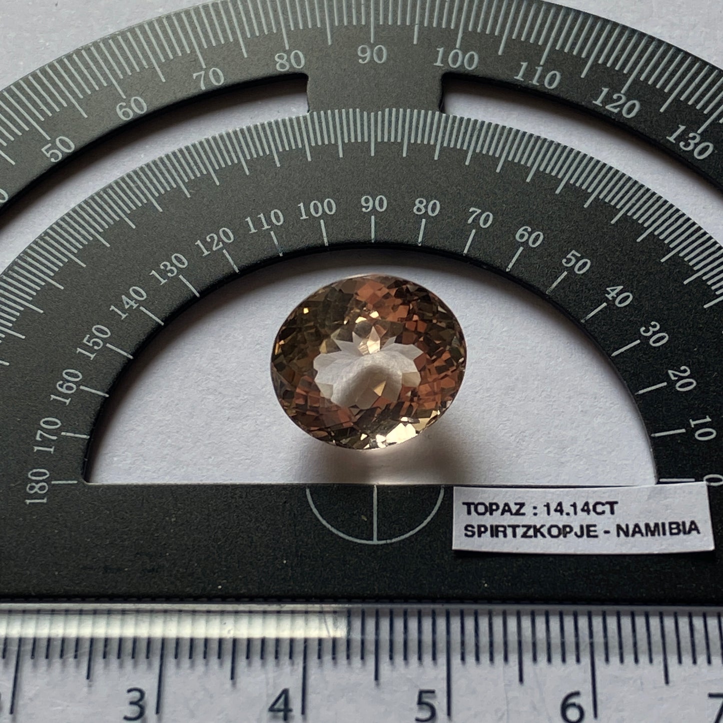 TOPAZ NATURAL MINED GEMSTONE  - SPITZKOPJE, ERONGO, NAMIBIA 14.14Ct MFG5363