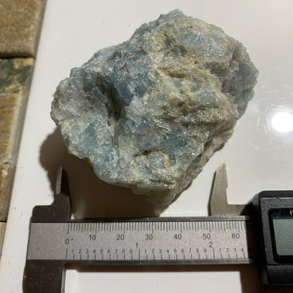 AQUAMARINE BERYL : LUNDAZI, EASTERN PROVINCE, ZAMBIA  209g MF1623