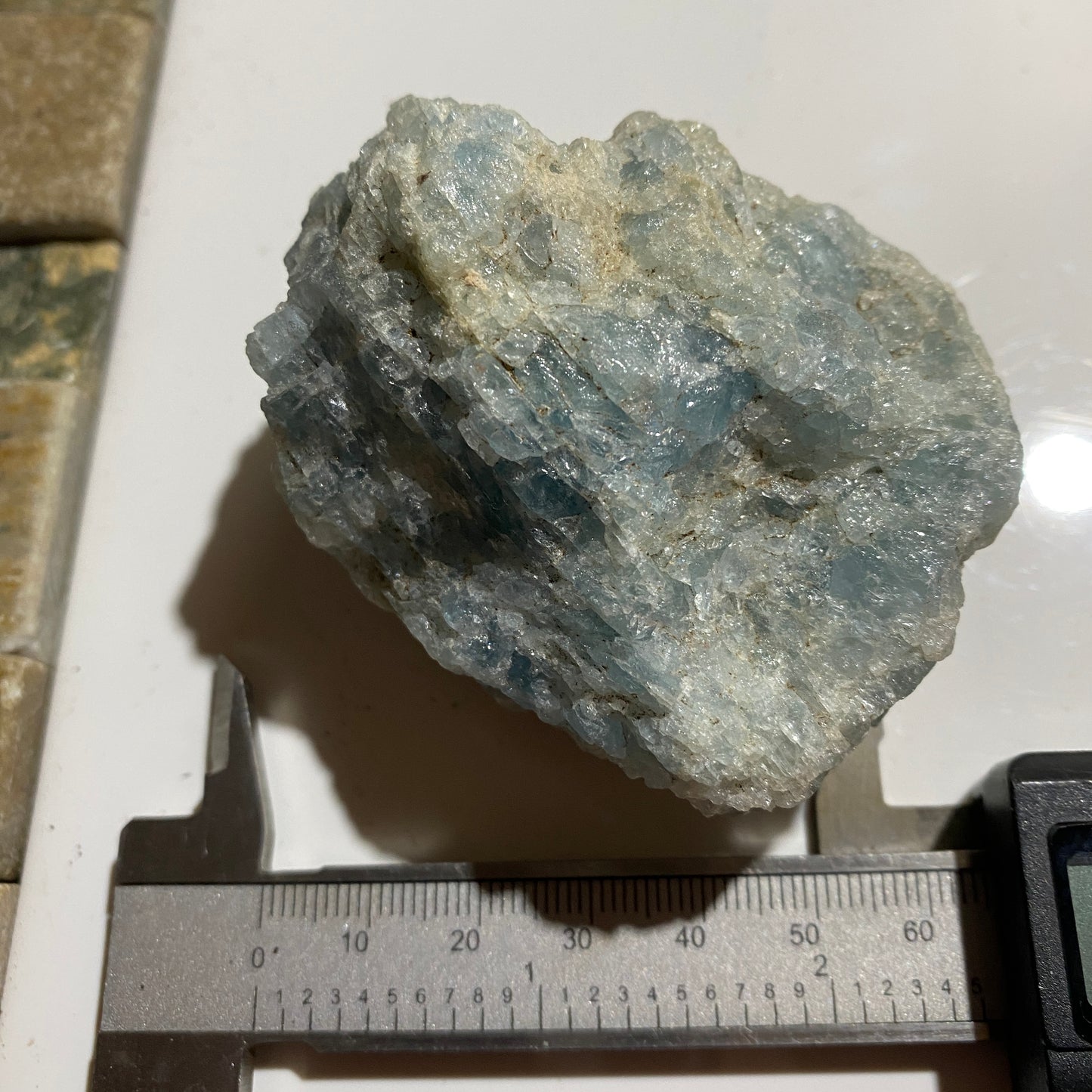 AQUAMARINE BERYL : LUNDAZI, EASTERN PROVINCE, ZAMBIA  209g MF1623