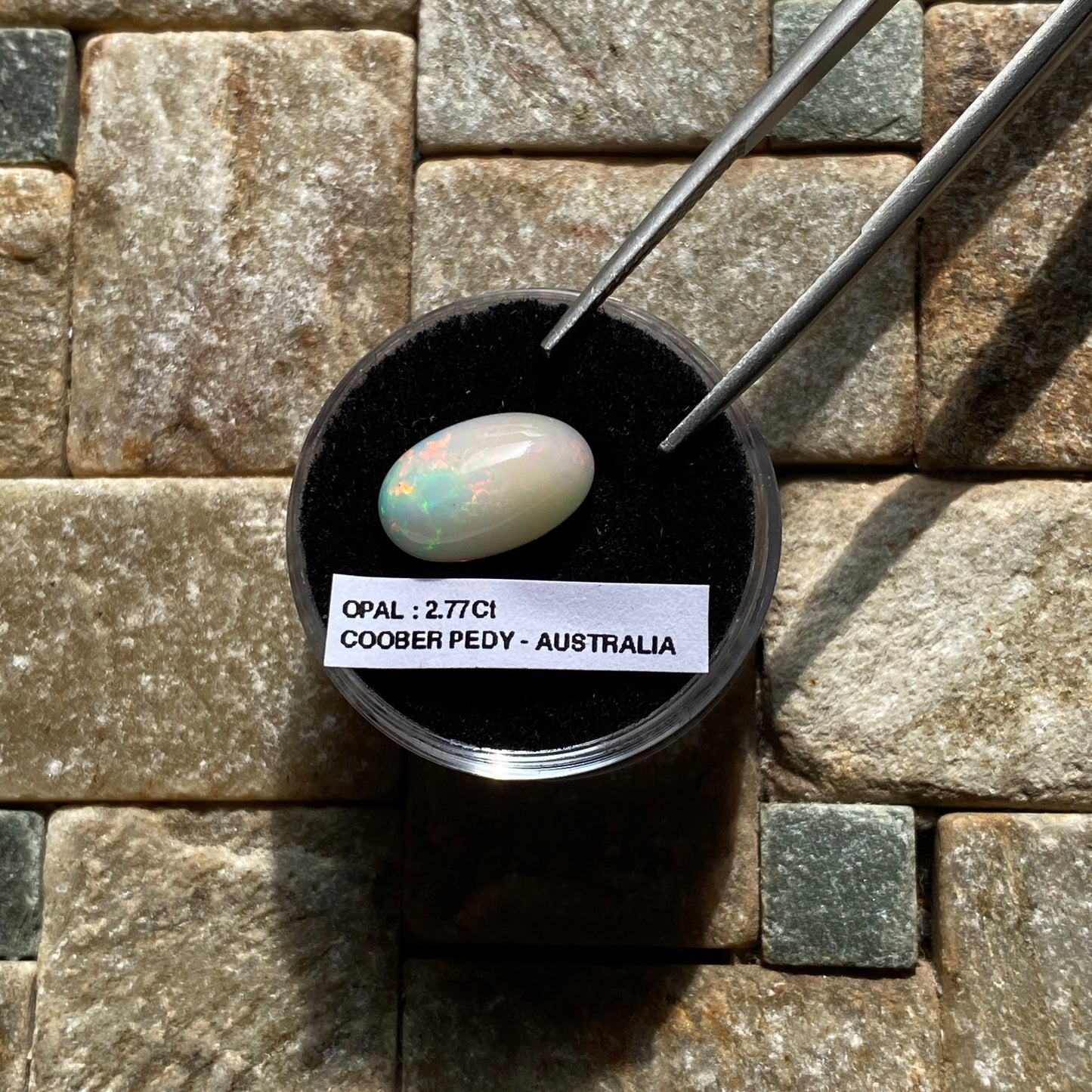 OPAL NATURAL MINED GEMSTONE  - COOBER PEDY, SOUTH AUSTRALIA 2.77Ct c MFG5364