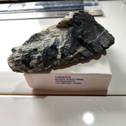 HUBNERITE [ WOLFRAMITE] : MUNDO NUEVO MINE, HUAMACHUCO, LA LIBERAD - PERU  119g MF5250