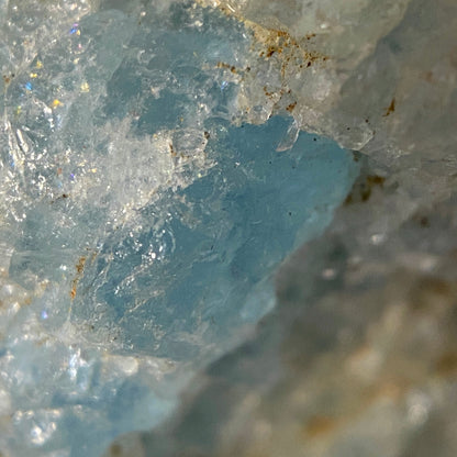 AQUAMARINE BERYL : LUNDAZI, EASTERN PROVINCE, ZAMBIA  209g MF1623