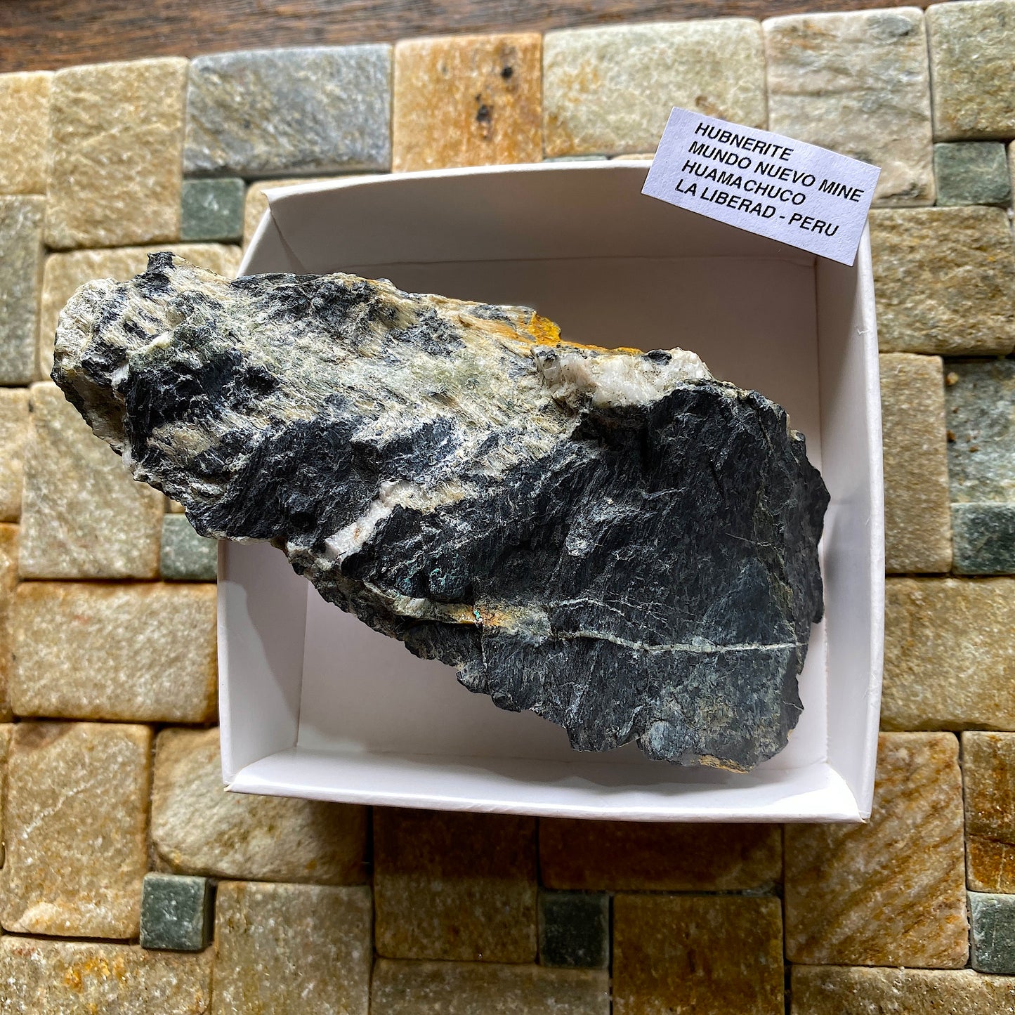 HUBNERITE [ WOLFRAMITE] : MUNDO NUEVO MINE, HUAMACHUCO, LA LIBERAD - PERU  119g MF5250