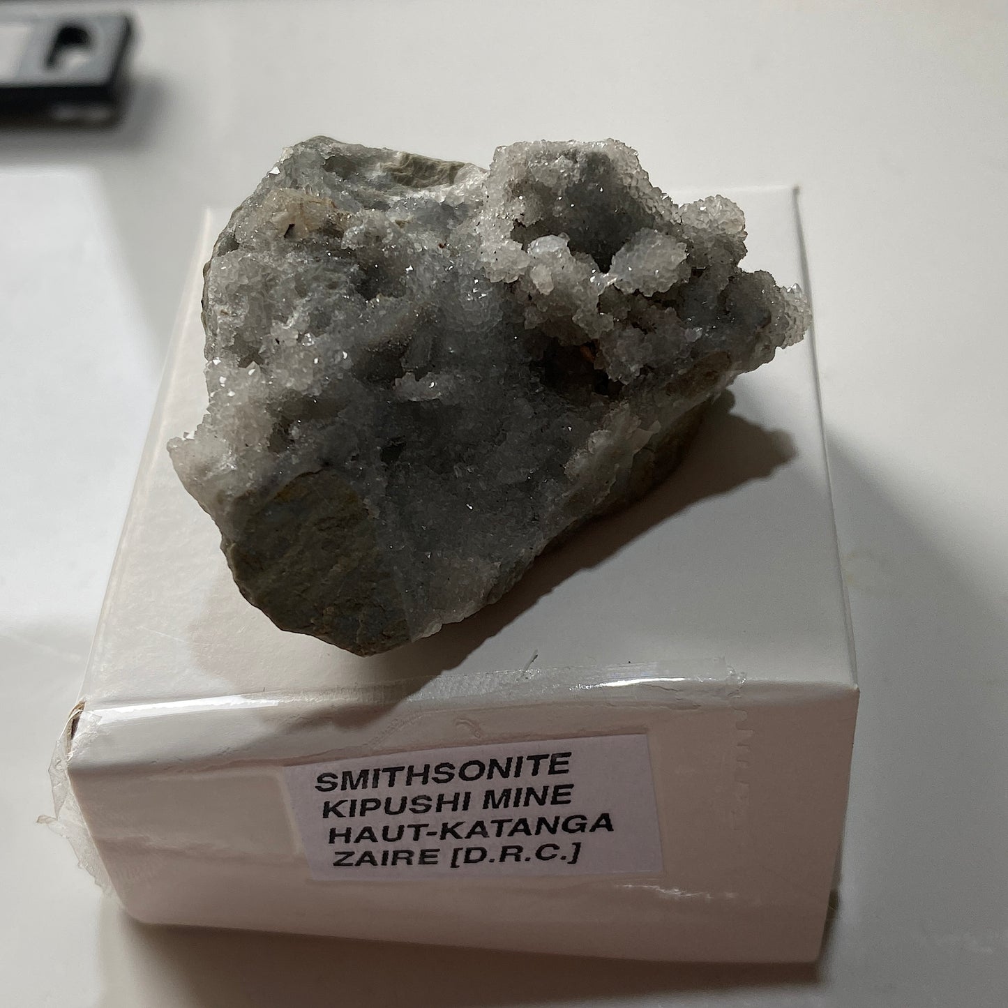 SMITHSONITE : KIPUSHI MINE, HAUT-KATANGA, ZAIRE [NOW D.R.C.]  30g MF5251