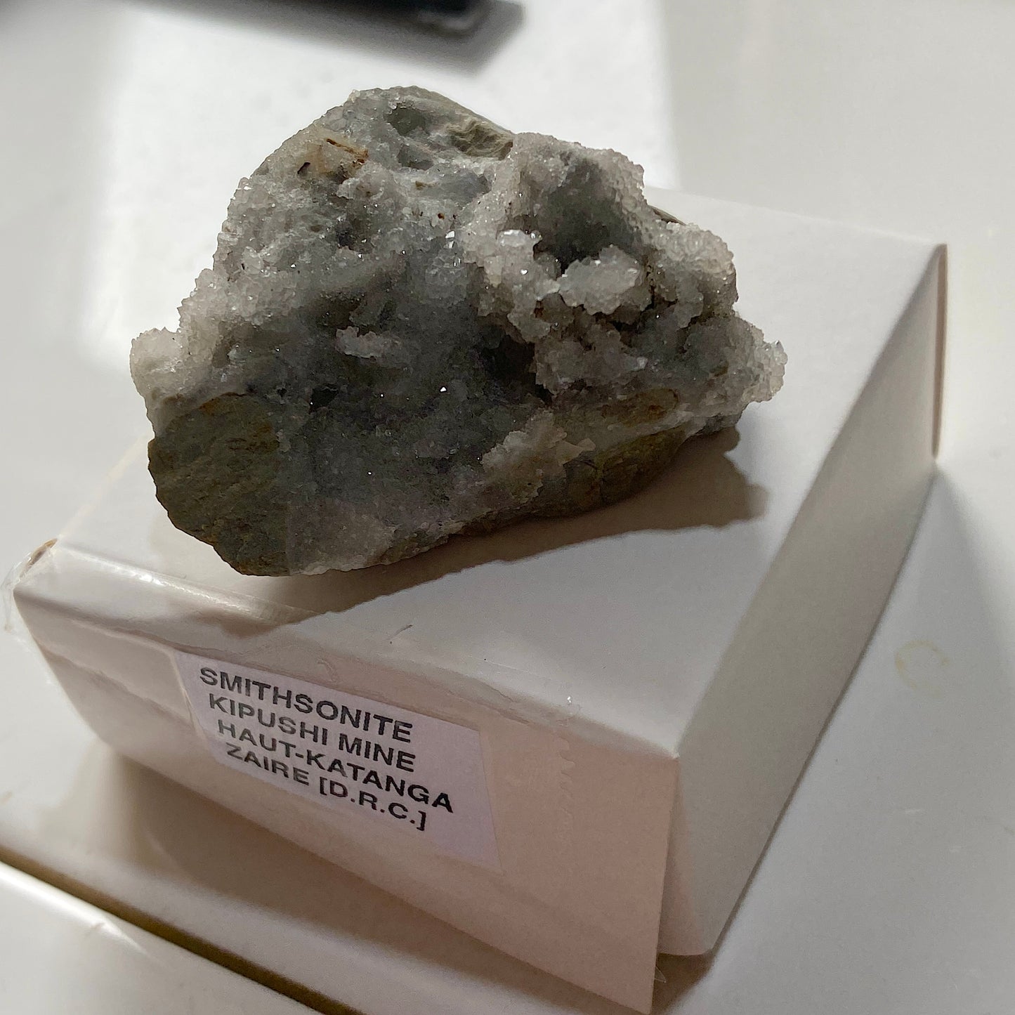 SMITHSONITE : KIPUSHI MINE, HAUT-KATANGA, ZAIRE [NOW D.R.C.]  30g MF5251