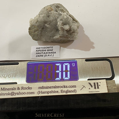 SMITHSONITE : KIPUSHI MINE, HAUT-KATANGA, ZAIRE [NOW D.R.C.]  30g MF5251