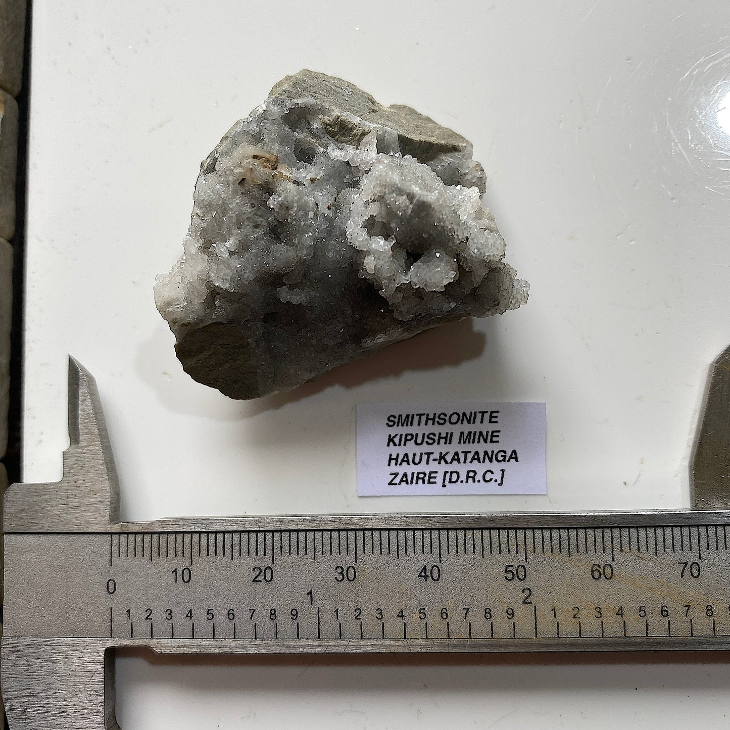 SMITHSONITE : KIPUSHI MINE, HAUT-KATANGA, ZAIRE [NOW D.R.C.]  30g MF5251