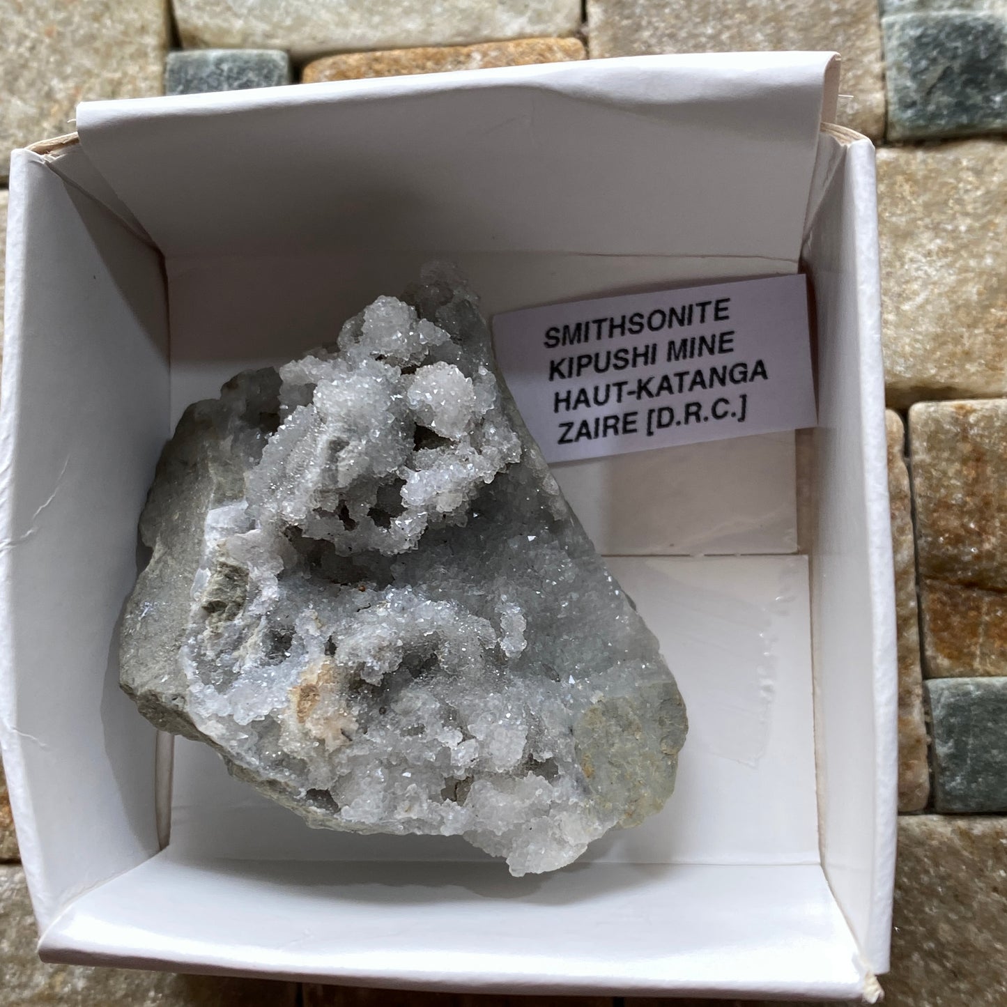 SMITHSONITE : KIPUSHI MINE, HAUT-KATANGA, ZAIRE [NOW D.R.C.]  30g MF5251
