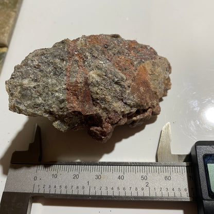 FRANCOLITE [FLUORAPATITE]  ETC : GUNNISLAKE CLITTERS MINE, CALSTOCK, CORNWALL 158g MF1631