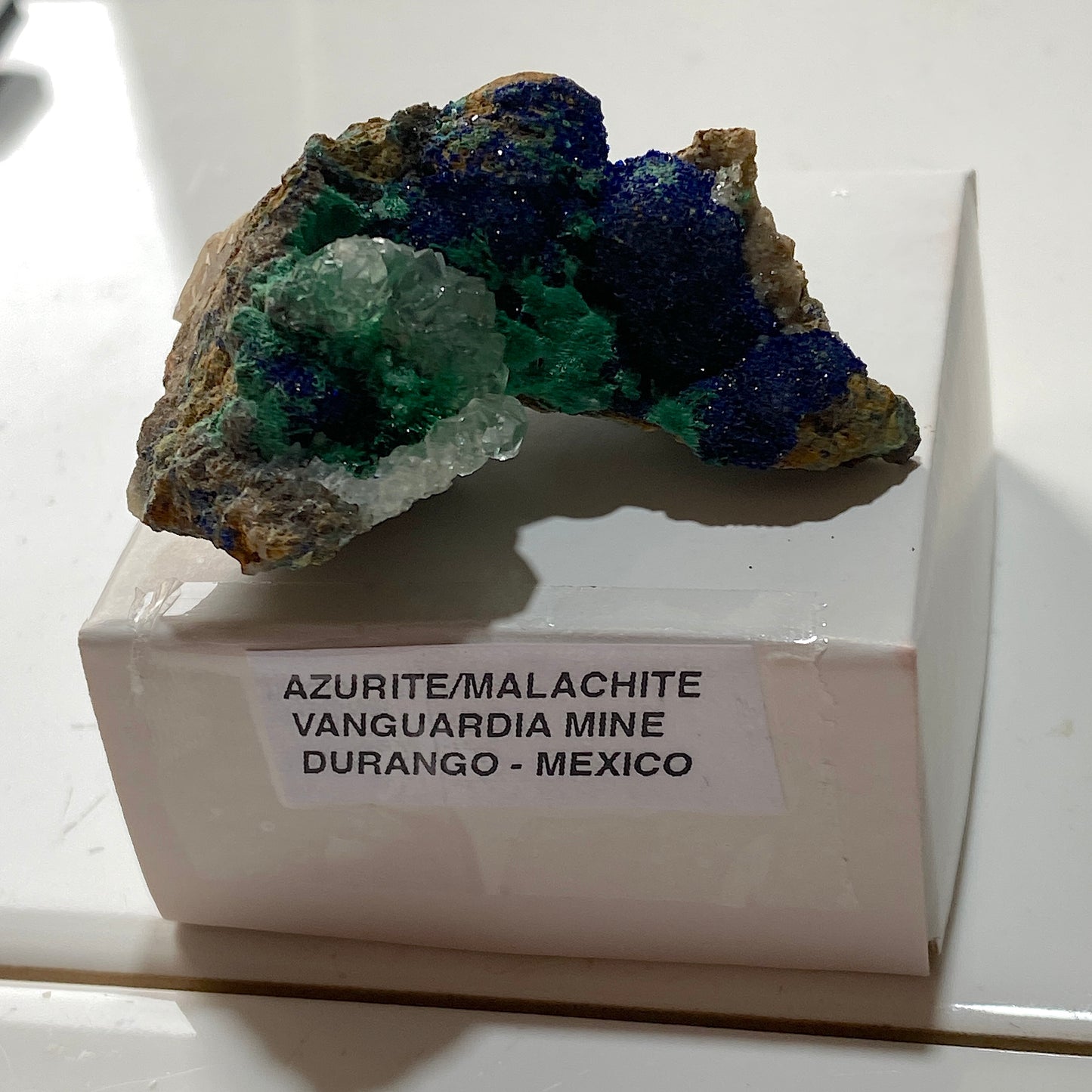 AZURITE & MALACHITE : VANGUARDIA MINE, DURANGO, MEXICO  25g MF5253