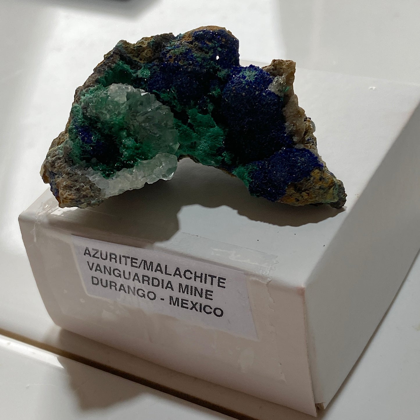 AZURITE & MALACHITE : VANGUARDIA MINE, DURANGO, MEXICO  25g MF5253