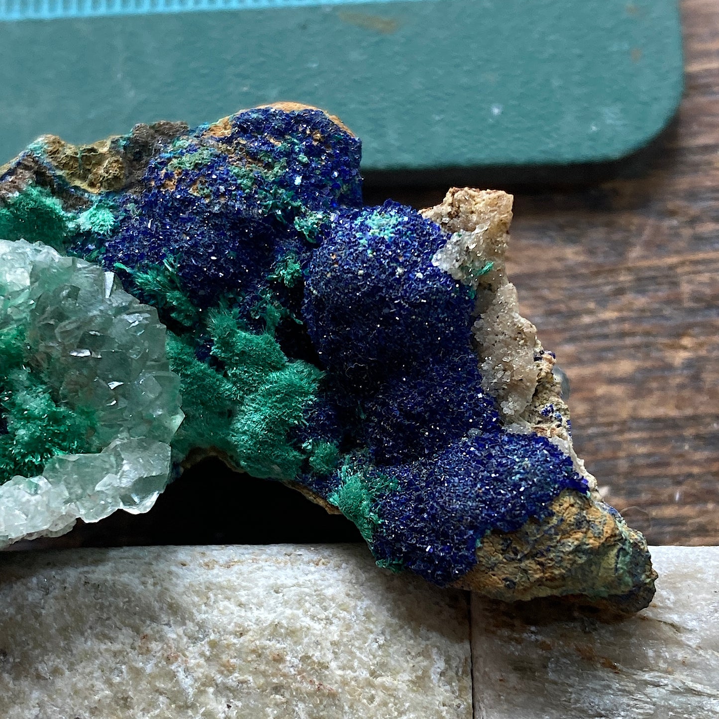 AZURITE & MALACHITE : VANGUARDIA MINE, DURANGO, MEXICO  25g MF5253