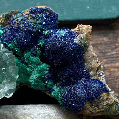 AZURITE & MALACHITE : VANGUARDIA MINE, DURANGO, MEXICO  25g MF5253