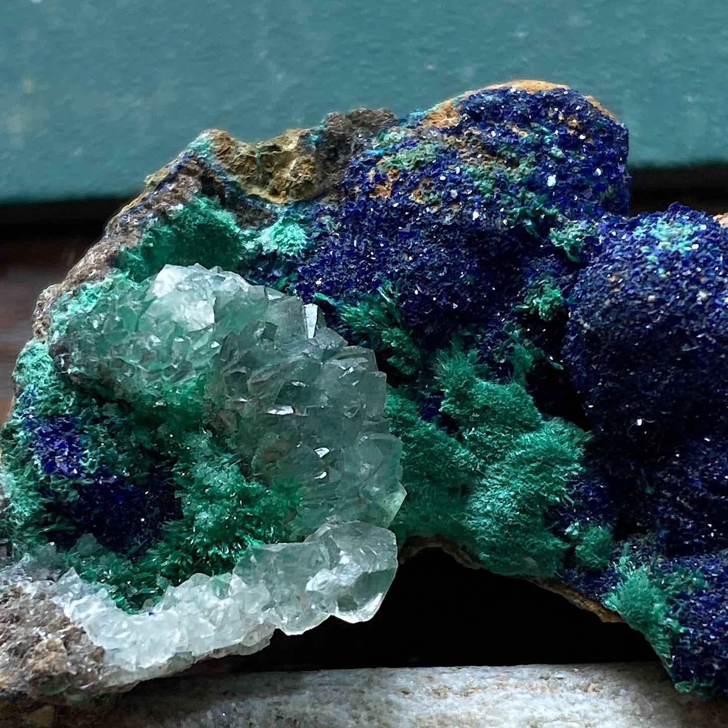 AZURITE & MALACHITE : VANGUARDIA MINE, DURANGO, MEXICO  25g MF5253