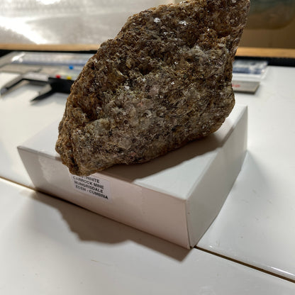 BISMUTHINITE [ETC] : CARROCK MINE, MUNGRISDALE, EDEN, CUMBRIA, ENGLAND  269g MF5254