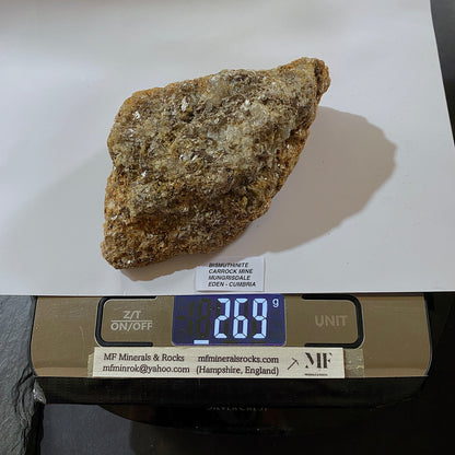 BISMUTHINITE [ETC] : CARROCK MINE, MUNGRISDALE, EDEN, CUMBRIA, ENGLAND  269g MF5254