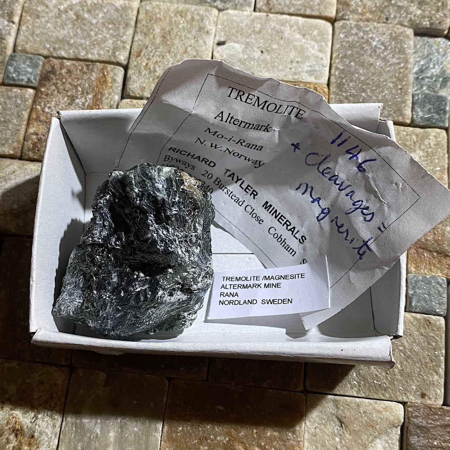 TREMOLITE [ETC] : ALTERMARK MINE, RANA, NORDLAND, SWEDEN  55g MF1675