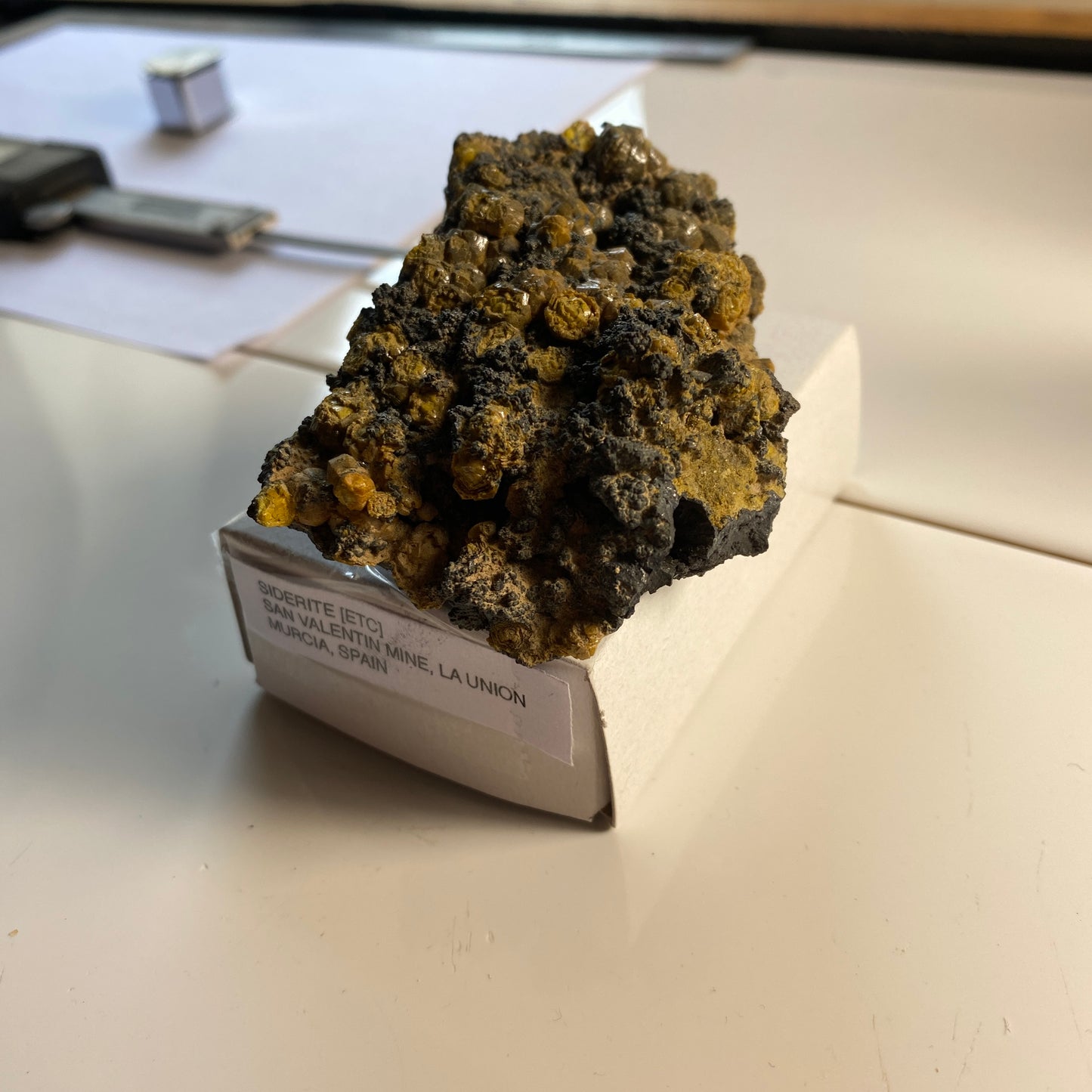 SIDERITE FROM SAN VALENTIN MINE, MURCIA, SPAIN  160g MF2059