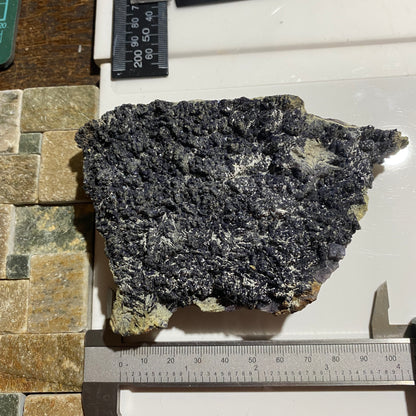 FLUORITE/BARYTE/MARCASITE/CALCITE : LADYWASH MINE, EYAM, DERBYSHIRE, ENGLAND 491g MF1625