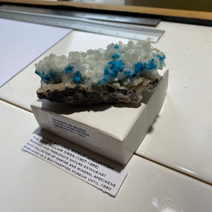 CAVENSITE ON STILBITE FROM WAGHOLI, PUNE, INDIA 114g MF6964