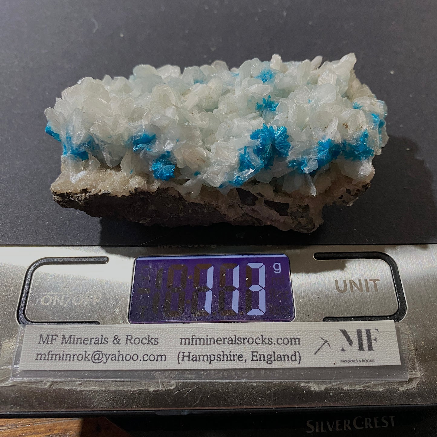 CAVENSITE ON STILBITE FROM WAGHOLI, PUNE, INDIA 114g MF6964