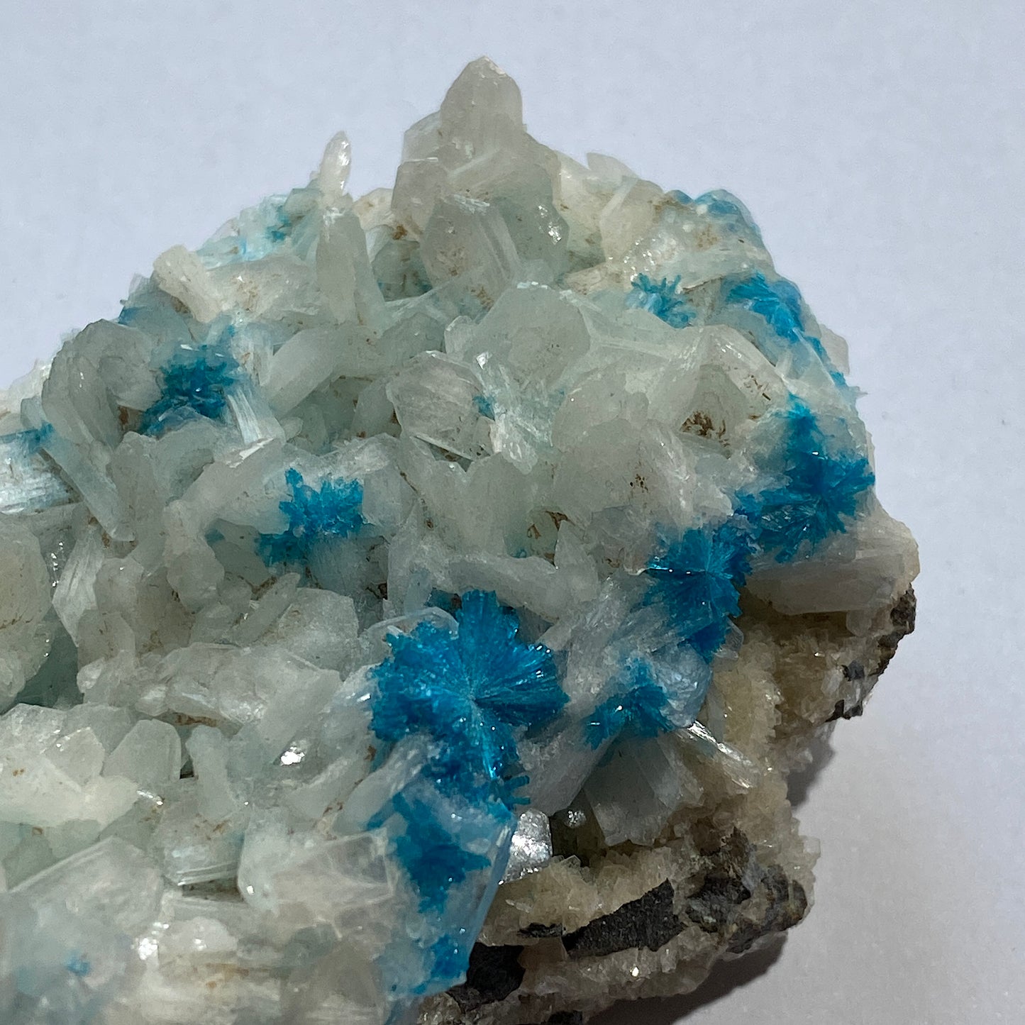 CAVENSITE ON STILBITE FROM WAGHOLI, PUNE, INDIA 114g MF6964