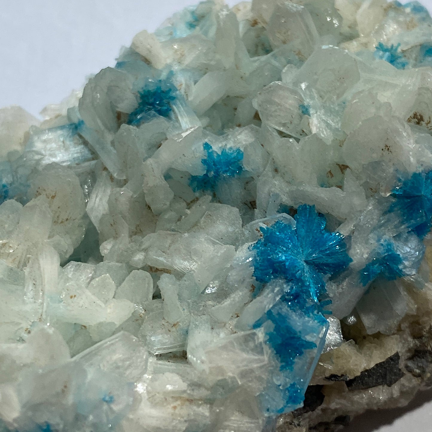 CAVENSITE ON STILBITE FROM WAGHOLI, PUNE, INDIA 114g MF6964