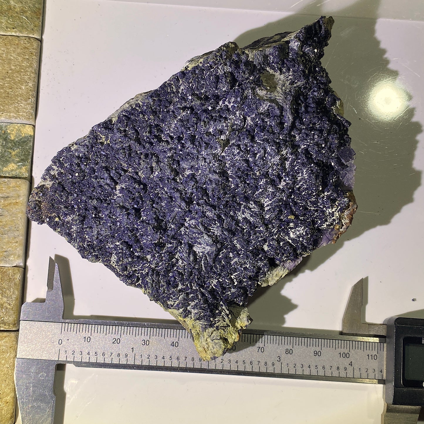 FLUORITE/BARYTE/MARCASITE/CALCITE : LADYWASH MINE, EYAM, DERBYSHIRE, ENGLAND 491g MF1625