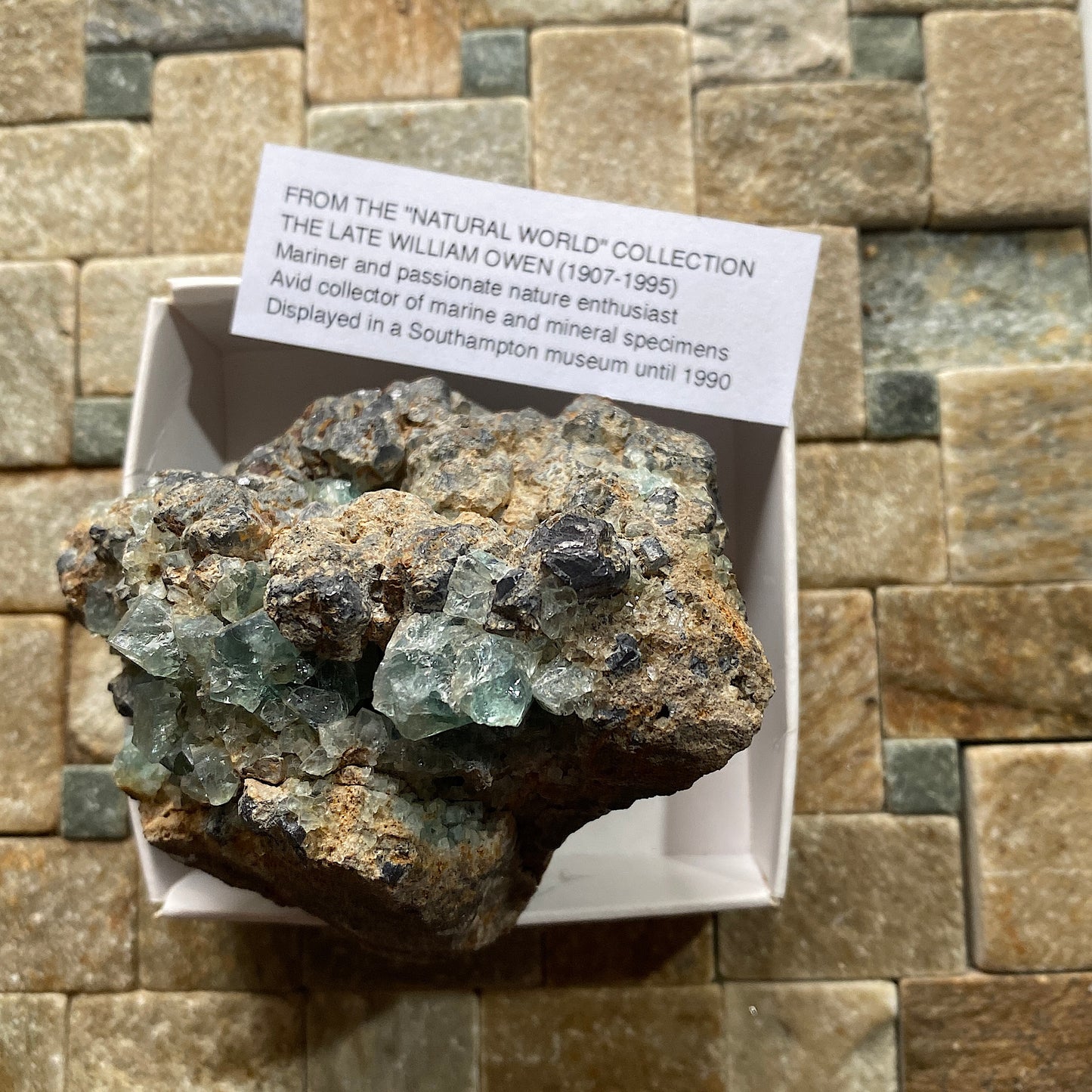 FLUORITE : HEAVY SPECIMEN  - ROGERLEY MINE, STANHOPE, CO DURHAM, 417g MF5257