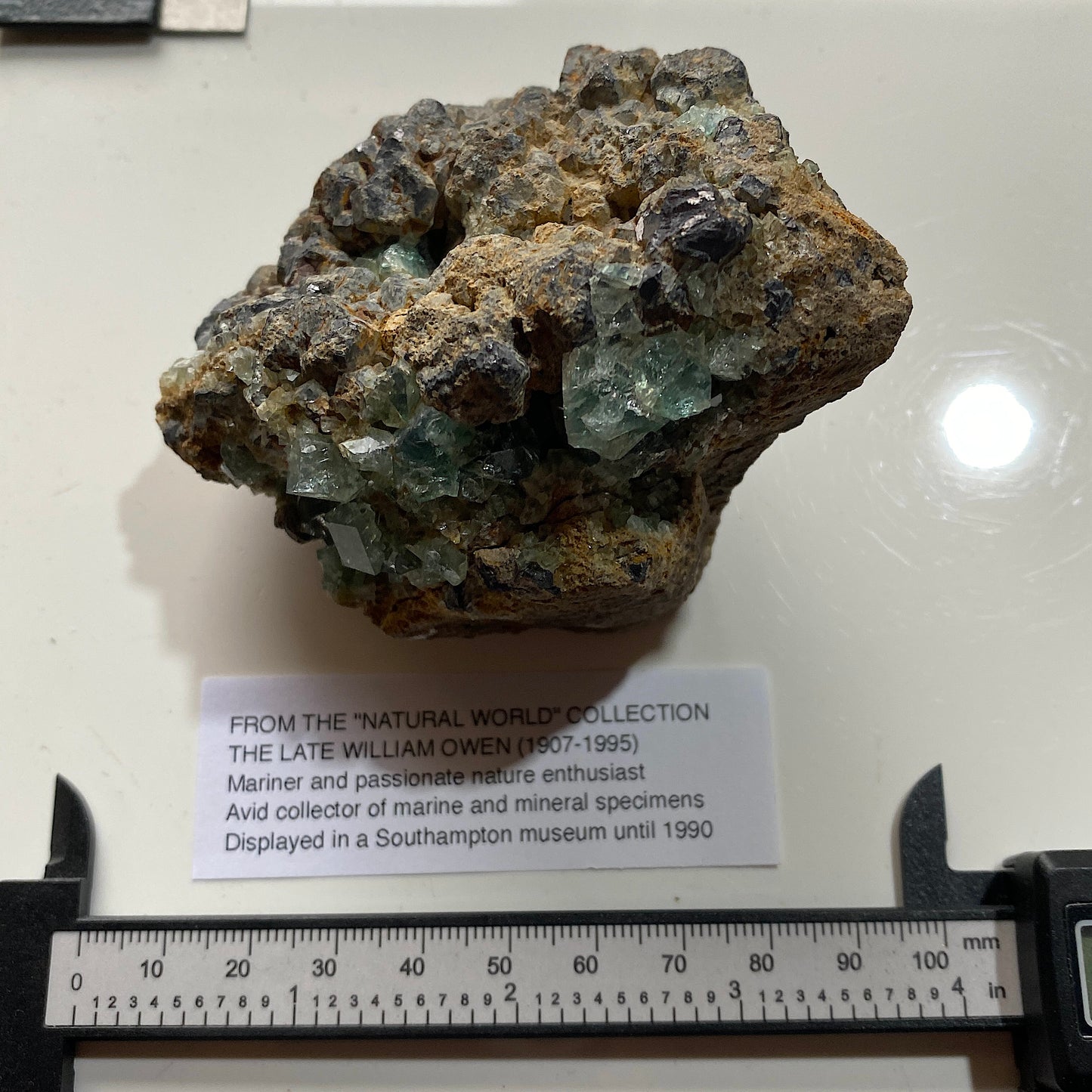 FLUORITE : HEAVY SPECIMEN  - ROGERLEY MINE, STANHOPE, CO DURHAM, 417g MF5257