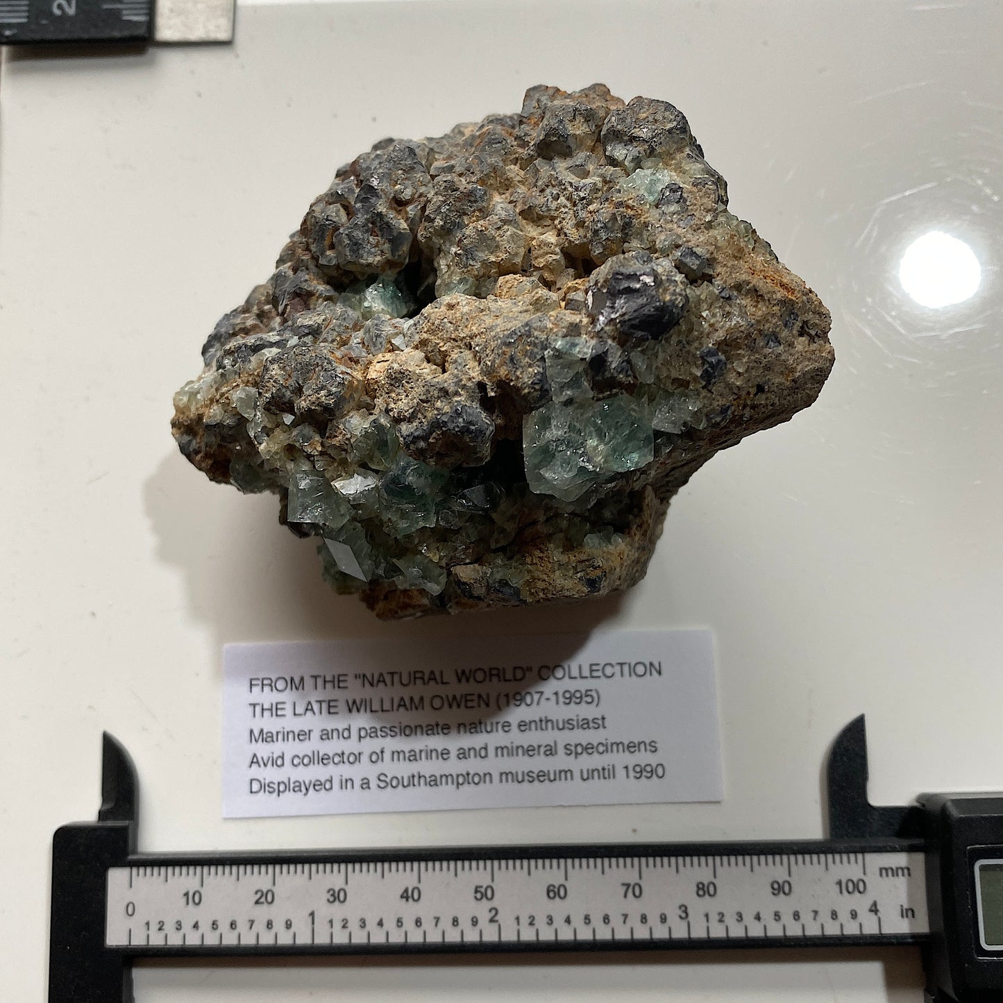 FLUORITE : HEAVY SPECIMEN  - ROGERLEY MINE, STANHOPE, CO DURHAM, 417g MF5257