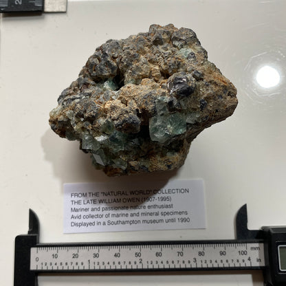 FLUORITE : HEAVY SPECIMEN  - ROGERLEY MINE, STANHOPE, CO DURHAM, 417g MF5257