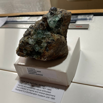 FLUORITE : HEAVY SPECIMEN  - ROGERLEY MINE, STANHOPE, CO DURHAM, 417g MF5257