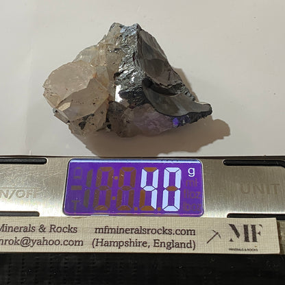 HEMATITE WITH QUARTZ : WESSELS MINE, NORTHERN CAPE, SOUTH AFRICA. 40g MF5258